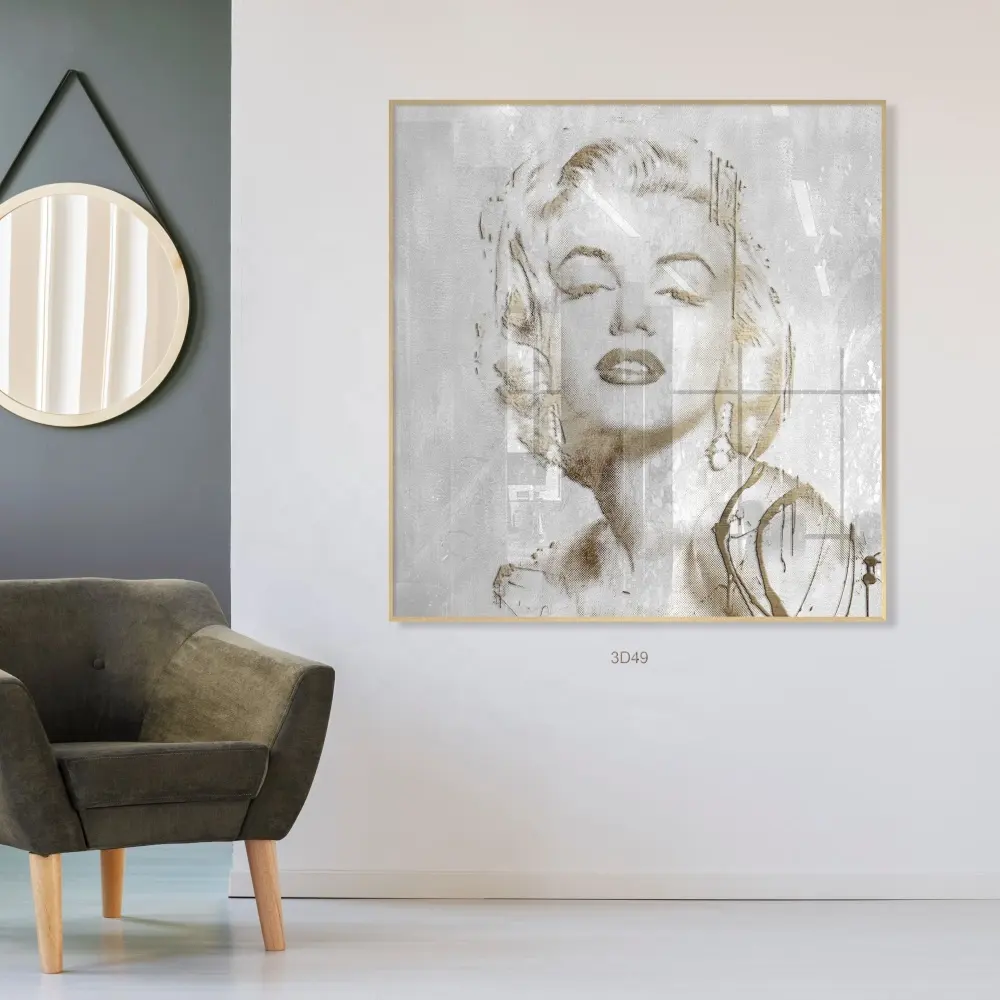 Wall Painting Marilyn Monroe Painting Home Decoration Pictures Wall Pictures For Living Room Crystal Porcelain Painting