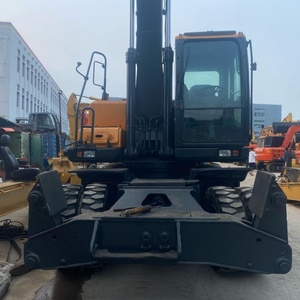 Excavadora Hyundai 210W-9 Usada a Bajo Precio, Excavadora de Ruedas Hyundai Usada de 21 Toneladas de Japón, Excavadora Grande Hyundai 210W-9 Usada en Venta - Product Image 3