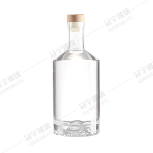Trung Quốc Chai thủy tinh nhà sản xuất <span class=keywords><strong>750ml</strong></span> hình trụ <span class=keywords><strong>Vodka</strong></span> Glass Wine <span class=keywords><strong>Bottle</strong></span> với nút chai - Product Image 2