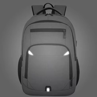 Sac à dos d'affaires personnalisé grande capacité pour ordinateur portable, sac à dos de voyage extérieur étanche avec port de chargement USB