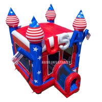 Château gonflable commercial double couture USA pour enfants, idéal pour la location