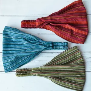 แถบคาดศีรษะแถบสีเขียวแบบ<span class=keywords><strong>เนปาล</strong></span>แถบรัดศีรษะสำหรับเด็กหญิง - Product Image 5