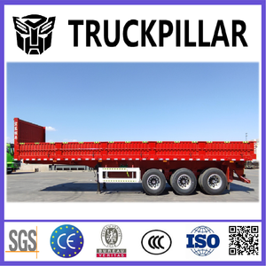 Over 30 Tons Steel 3-Axle Heavy Duty Dump <b>Trailer</b> & Tipper Semitrailer with Side Wall and Cargo <b>Box</b> - Product Image 4