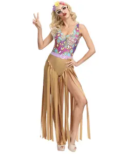 Sexy Disco Women Costume Cosplay Hip Hop Dancer Suit Halloween Costume For Adult Women Carnival Party Fancy Dress Up