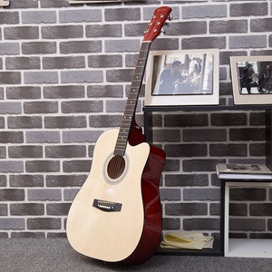 <span class=keywords><strong>Guitarra</strong></span> Acústica sin Marca de 41 Pulgadas con Cuerpo de Tilo, <span class=keywords><strong>Guitarra</strong></span> Popular para Principiantes - Product Image 5