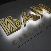 Letras de Letrero 3D con Diseño Nuevo, Letras con Luz Frontal Dorada, Logotipo 3D LED, Letras de Canal LED, Letrero Comercial LED Personalizado