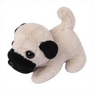 Peluche de Simulación de Animal, Perro Shar Pei, Súper Lindo, Mini Muñeco de Perro, Colgante para Mochila, Venta al por Mayor, 10cm - Product Image 4