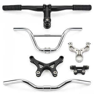 Manillar de bicicleta de aleación de aluminio mecanizado por CNC personalizado para MTB BMX - Product Image 5