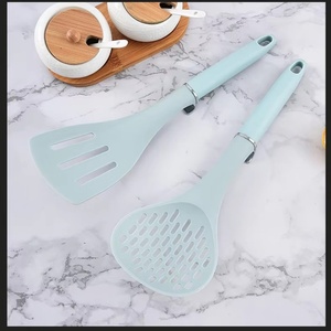 Utensilios de Cocina Resistentes al Calor, Juego de Utensilios de Cocina Antiadherentes, Juego de Utensilios de Cocina de Nailon con Soporte - Product Image 5