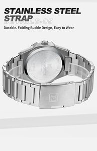 Nuevo Reloj de Cuarzo NAVIFORCE 9245 para Hombre, con Correa de Acero Inoxidable, Resistente al Agua, con Luz Nocturna, Calendario, Deportivo e Informal - Product Image 4