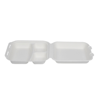 Boîtes à lunch Bento jetables en papier à clapet sans mousse pour restaurant Vaisselle en fibre