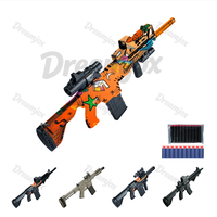 Lanceur de fléchettes en mousse DreamjoX MRD0101Bb Style Foam Dart Blaster avec silencieux, réglage de la puissance pour les adolescents, jeu de guerre
