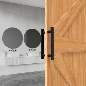 Poignée de porte carrée double face robuste en acier inoxydable 304 pour portes coulissantes et extérieures - Product Image 3