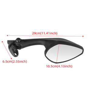 Bande réfléchissante rétroviseur latéral de moto rétroviseurs de vélo pour <span class=keywords><strong>TMAX</strong></span> 530 CBR400R NINJA400 <span class=keywords><strong>250</strong></span> 1000 - Product Image 2
