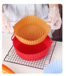 Smile Air Fryer - Reutilizable, apto para alimentos, bandeja de silicona para hornear en horno, cesta de silicona para freidora de aire - Product Image 6