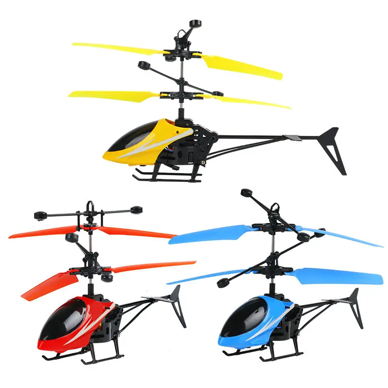 Fabriek Elektrische Mini Twee-Kanaals Afstandsbediening Vliegtuig Levitatie Voertuig Inductie Speelgoed Rc Helicopter