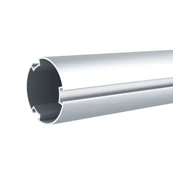 45mm Aluminum Curtain Tube Round Accessories Shade Window Tube Motorized Roller Blind Components