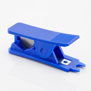Coupe-tuyaux pneumatique manuel de couleur bleue, outils miniatures pour tuyaux en polyuréthane PE PU, coupe-tuyaux pneumatique manuel en nylon - Product Image 4