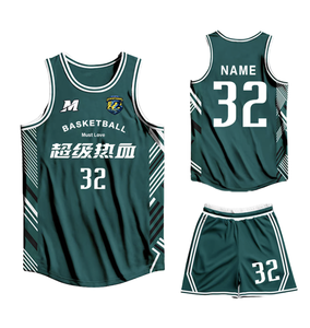 Jersey Basket Kustom Grosir |   Seragam Tim Anti-Slip yang Menyerap Keringat |   Langsung dari Pabrik dengan Desain Gratis & MOQ Rendah - Product Image 1