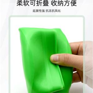 Bol mélangeur d'appâts en caoutchouc vert pour accessoires de pêche, petite et grande taille, design pliable et portable - Product Image 4