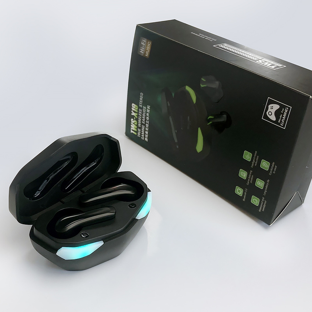 X19 Audifonos 2021 TWS Earbuds Low Latency Wireless Gaming Earphones V5.1 Auriculares Inalambricos Para Juegos