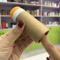 Baume à lèvres écologique logo personnalisé déodorant bâton cosmétique push Up Tube pour crème solaire