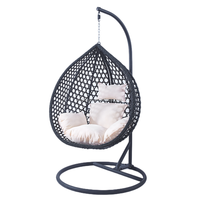Fauteuil suspendu en rotin moderne et pas cher, style Bali, pour patio, meubles d'extérieur, panier suspendu, fauteuil suspendu pliable