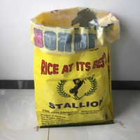 Sacs à riz durables 25kg/50kg en polypropylène recyclable laminé thermoscellé, emballage sur mesure pour sable et ciment