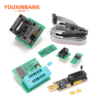 Module Programmeur USB CH341 CH341B pour EEPROM Flash BIOS Séries 24 25, Clip de Test SOIC8 SOP8 pour EEPROM 93CXX 25CXX, Kit DIY