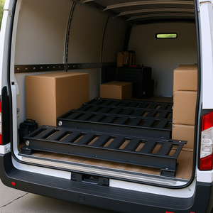 Kit de rails de fixation en acier robuste, 4 vis pour montage sur fourgonnette, remorque, VTT, capacité de charge de 2000 lb - Product Image 2