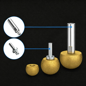<span class=keywords><strong>Disco</strong></span> abrasivo con cabezal de desbaste de arco interior soldado, abridor de orificios en forma de hongo y cuchilla de corte inferior para herramientas de macetas Goose Eggstone - Product Image 3
