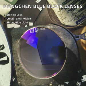 HONGCHEN – Lentilles optiques en résine transparente à vision simple, anti-lumière bleue, vente en gros, de notre usine avec 37 ans d'expérience - Product Image 3