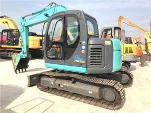 Mini excavatrice utilisée de 7 tonnes excavatrice de chenille de Kobelco sk70sr sk75 à vendre - Product Image 2