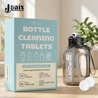 Tablettes de nettoyage écologiques pour gourdes et bouteilles, sans BPA, effervescentes, pour un nettoyage en profondeur des shakers en plastique, pack d'hydratation