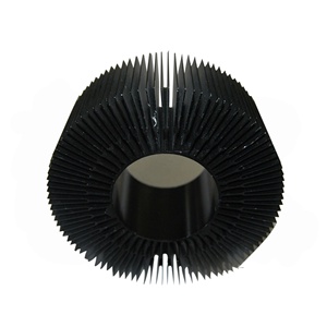 MaTech fábrica por encargo mecanizado estructural redondo anodizado 6063 6061 extrusión de aluminio disipador de calor amplificador - Product Image 4