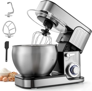 Batidora Amasadora Comercial de Acero Inoxidable de 16L y 12 Velocidades para Alimentos y Repostería, 2800W - Product Image 1