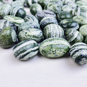 Descuentos por Compras al por Mayor, Cristales Naturales Pulidos al por Mayor, <span class=keywords><strong>Jaspe</strong></span> Cebra <span class=keywords><strong>Verde</strong></span> para Decoración - Product Image 2