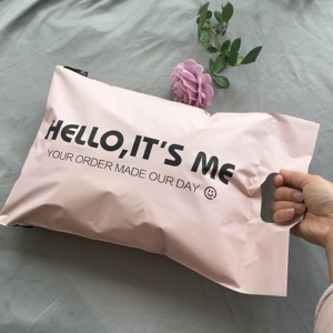 Sac d'expédition personnalisé, biodégradable, compostable, enveloppe en plastique à poignée, emballage d'expédition, sac d'expédition en polyester - Product Image 1