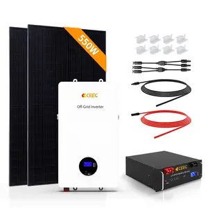 Солнечная система солнечной энергии 10 кВт, полный комплект солнечных панелей, система солнечной энергии 5000 Вт, домашняя система солнечной энергии с солнечным инвертором, гибридный