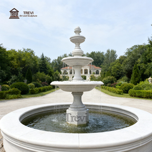 Trevi cổ điển biệt thự ngoài trời nhiều tầng đá cẩm thạch 3 tầng nước đài phun nước để bán - Product Image 3