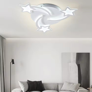Cao lumen bề mặt gắn Acrylic ưa thích ánh sáng nhà phòng khách phòng ngủ hiện đại sang trọng 24W 30W hoa hình dạng dẫn đèn trần - Product Image 3