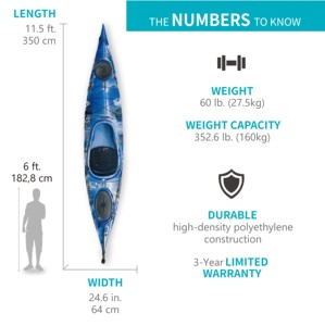 <span class=keywords><strong>Kayak</strong></span> individual de 12 pies y 3,5 M, 3 piezas, combinación de <span class=keywords><strong>Kayak</strong></span> oceánico - Product Image 5