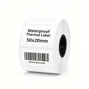 Custom Label Vial Stickers L <b>10Ml</b> Glass <b>Bottle</b> Labels Matte Finish Hot Stamped For Small Vials - Product Image 3