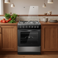Kompor Gas Berdiri 3 Tungku AILYONS Kitchen Metal Stainless Steel