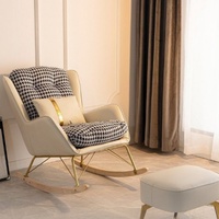 Ensemble de canapés modernes et luxueux mobilier de salon fauteuil inclinable paresseux fauteuil à bascule nordique canapé à bascule inclinable fauteuil à bascule simple