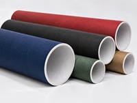 Tube d'expédition industriel en carton rigide robuste pour tapis de yoga, tube postal en papier personnalisé, vente en gros