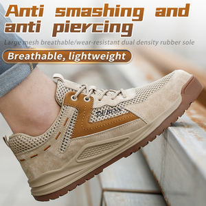 Nuove <span class=keywords><strong>Scarpe</strong></span> <span class=keywords><strong>Antinfortunistiche</strong></span> Traspiranti da Uomo 2025, Calzature di Sicurezza Antiperforazione <span class=keywords><strong>e</strong></span> Antiscivolo - Product Image 2