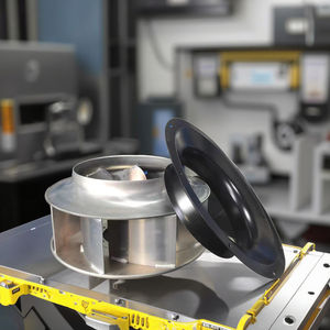 Roue à vent en aluminium entièrement <span class=keywords><strong>vortex</strong></span> personnalisée 12 pales finition polie dépoussiérage contrôle du brouillard d'huile aspirateur industriel - Product Image 5