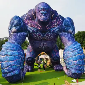 New design giant advertising animal model inflatable gorilla for display