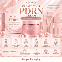Crème hydratante raffermissante et nourrissante au collagène rose PDRN pour tous types de peaux, marque privée, OEM, ODM, vente en gros